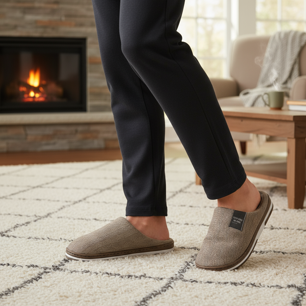 Adelheiz | Bekväma unisex ortopediska tofflor – Stödjande och varma för vardagsbruk