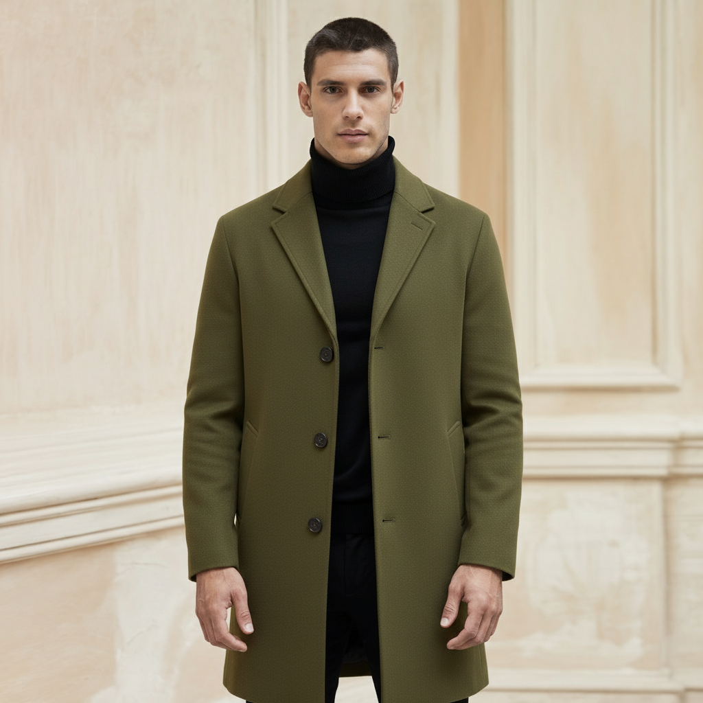 Kirk | Lång bomullskappa – Elegant vardagsrock för dagligt och formellt bruk