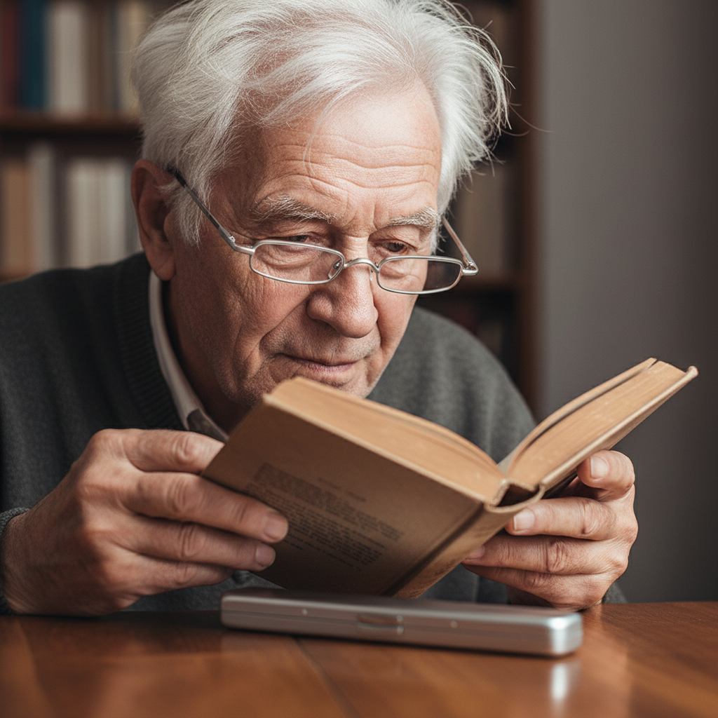 Elegant ultratunna läsglasögon med metallbåge bärbar mini