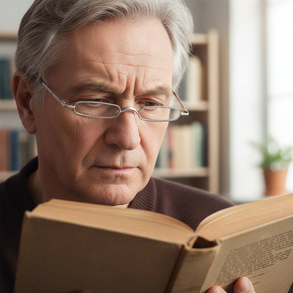 Elegant ultratunna läsglasögon med metallbåge bärbar mini