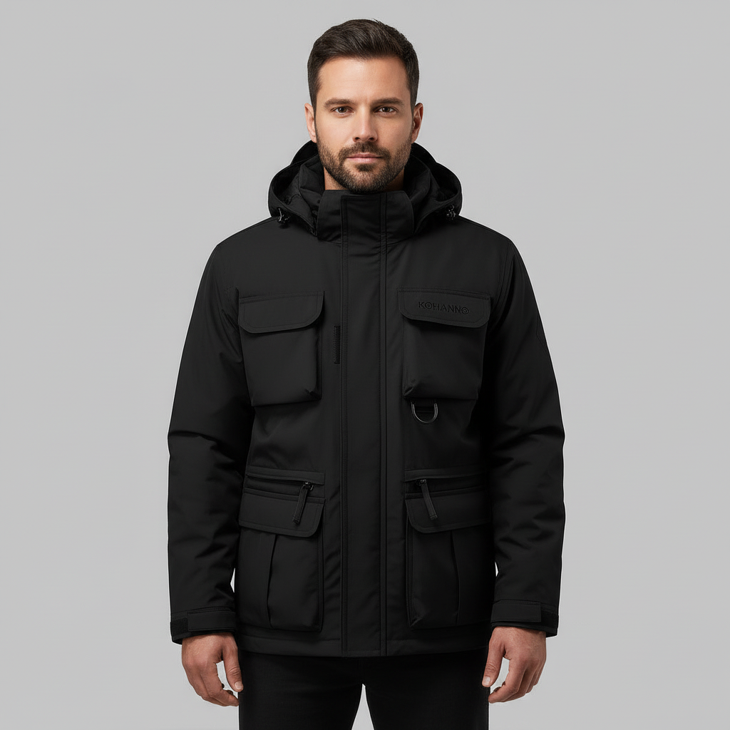 Men’s Winter Military Style Coat | Weather Ready