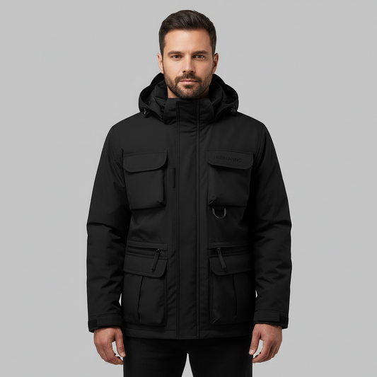 Men’s Winter Military Style Coat | Weather Ready