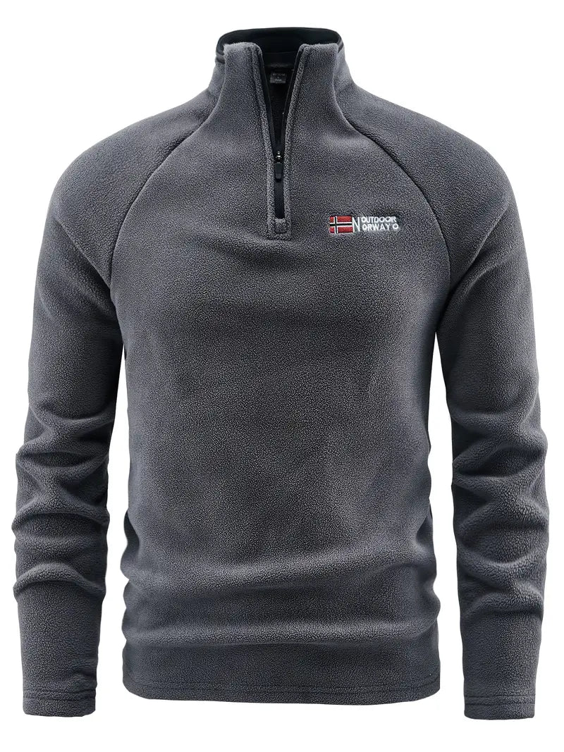 Norway- Fleece Warm Sweatshirt Zip Sweater