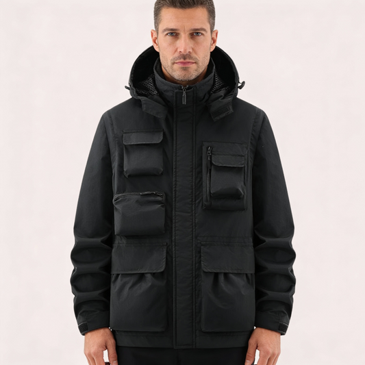 Men’s Padded Winter Parka – Regular Fit | Warm Insulated Winter Jacket