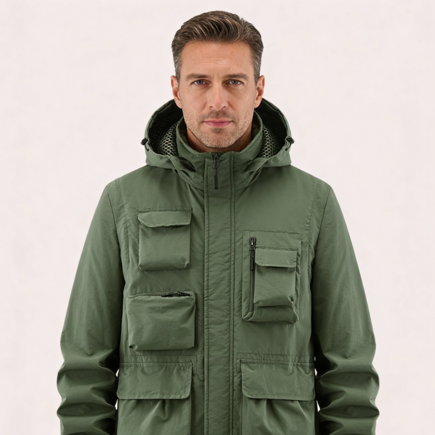 Men’s Padded Winter Parka – Regular Fit | Warm Insulated Winter Jacket