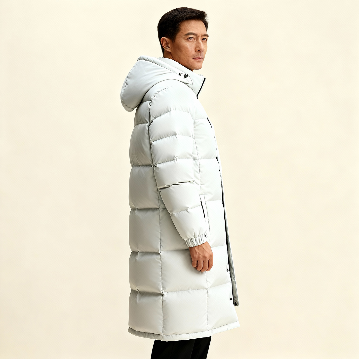 Men's Long Puffer Parka Winter