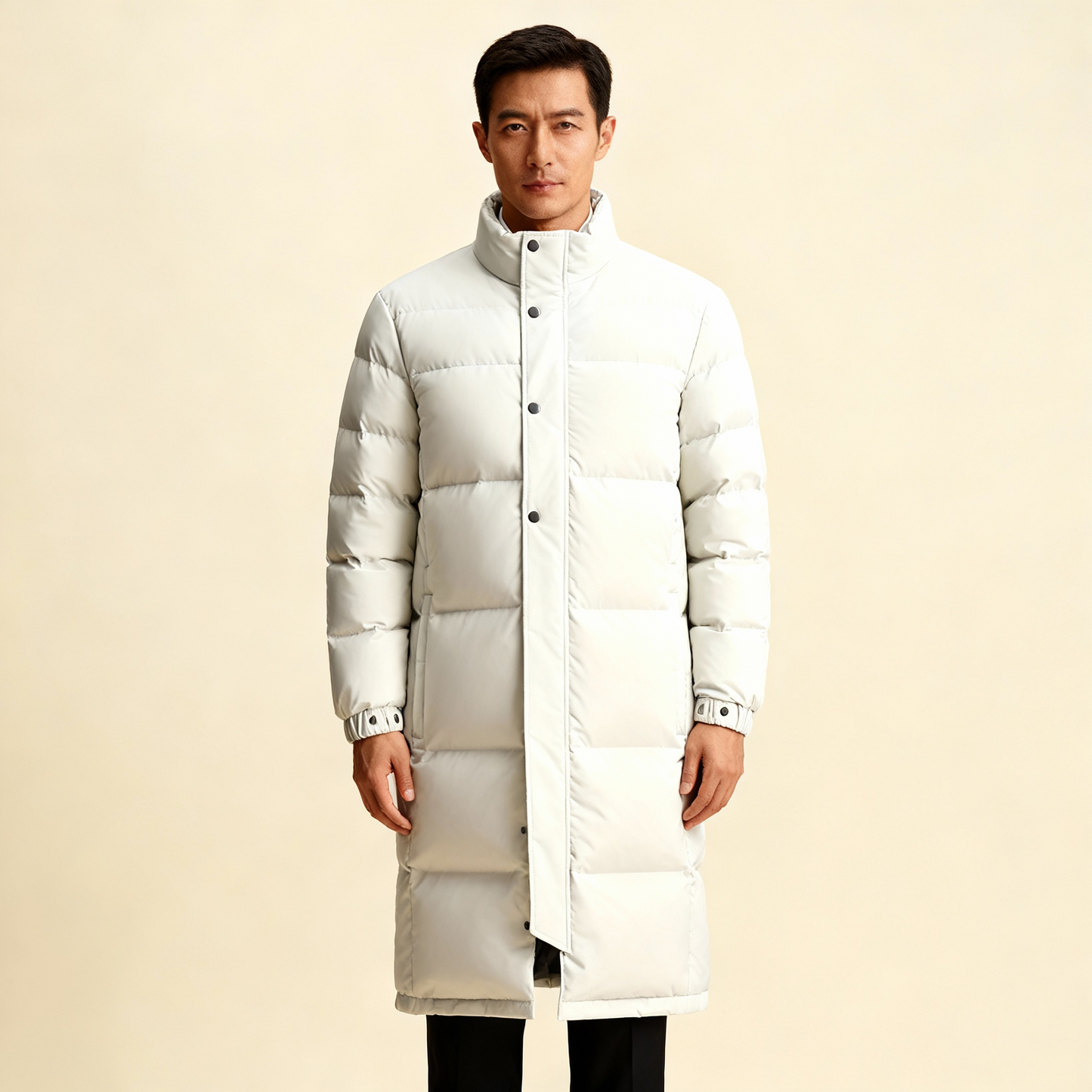 Men's Long Puffer Parka Winter