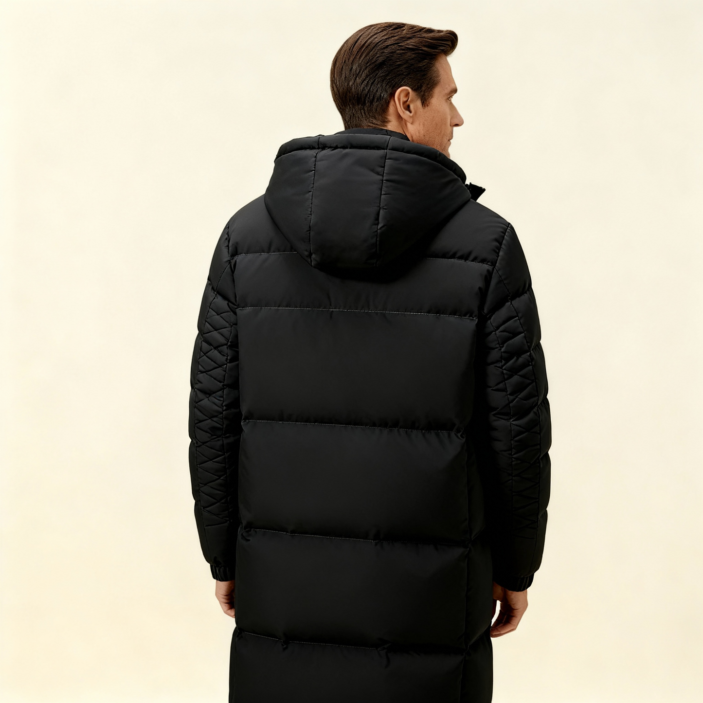 Men's Long Puffer Parka Winter
